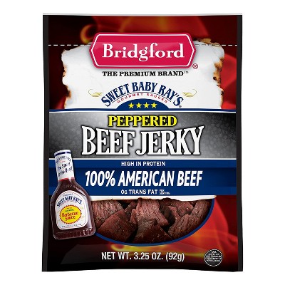 Bridgford Sweet Baby Ray's Peppered Beef Jerky