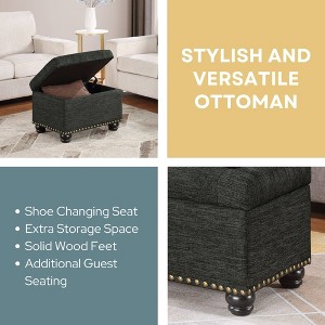 Designs4Comfort 5th Avenue Storage Ottoman - Breighton Home - 1 of 4