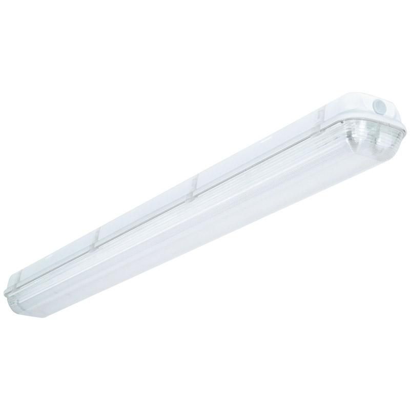 Lithonia Lighting 48 in. L White Fluorescent T8 Light Fixture, 1 of 2