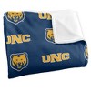 University Of Northern Colorado Logo Pattern Silky 50x60 Blanket, 1 Sided - 3 of 4
