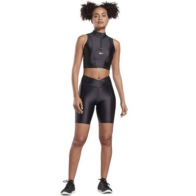 Reebok Womens Shiny Lycra Graphic T-Shirt