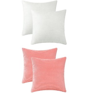 REGALWOVEN 4 Pcs Modern Sofa Home Decorative Throw Pillow Covers 18" x 18" - 1 of 4
