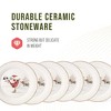 American Atelier Christmas Twig Holiday Dinner Plate, Set of 4, Holiday-Themed Special Occasion Earthenware Multipurpose Dishes ,11 Inch - 4 of 4