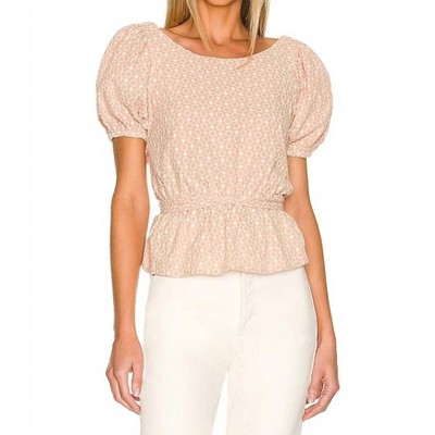 Women's Millie Top - line and dot