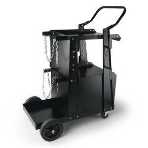 VEVOR Welding Cart, 2-Tier Heavy Duty Welder Cart with Anti-Theft Lockable Cabinet - 1 of 4