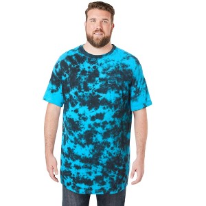 KingSize Shrink-Less Lightweight Longer-Length Crewneck Pocket T-Shirt - 1 of 4