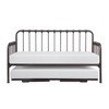 Twin Size Metal Daybed with Trundle for Bedroom - 3 of 4