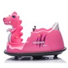 Whisen Kids Ride Bumper Car, Dinosaur Shape & Element Design, 360 Degree Rotation, Large Size Seat Design, Gift for Kids 2-5 - 4 of 4