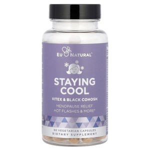 Eu Natural Staying Cool, Vitex & Black Cohosh, 60 Vegetarian Capsules - 1 of 4