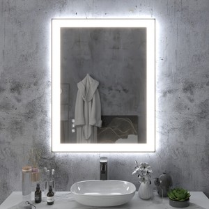 Black Framed LED Mirror - 1 of 4