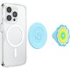 PopSockets Magnetic Cell Phone Grip & Stand with MagSafe Adapter Ring - Kaleidoscope Blue - 3 of 4