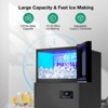 Tylza Commercial Built-in or Freestanding Ice Maker 160Lbs/24H Black Stainless Steel - 4 of 4