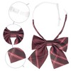 INSPIRE CHIC Women's Pre-tied Colorful Plaid Elastic Strap Party Costume Bow Ties - 3 of 4