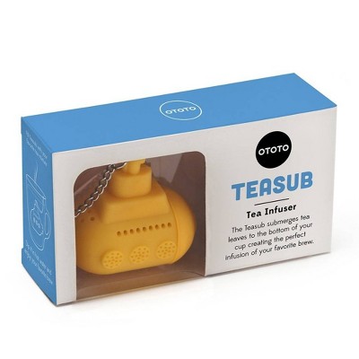 Yellow Submarine Silicone and Stainless Steel Tea Infuser