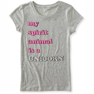 Aeropostale Girls Spirit Animal Graphic T-Shirt - 1 of 1