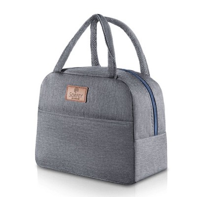 Lunch Bag For Kids, Insulated Cooler Lunch Bag, Grey By 