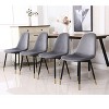 NicBex Dining Chair Set of 4 Contemporary Upholstered Fabric Kitchen Dining Room Chair with Metal Legs - 2 of 4
