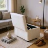MAYEERTY Corduroy Storage Ottoman, Soft Cushioned, Living Room - 2 of 4