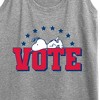 Women's - Peanuts - Vote Snoopy Graphic Racerback Tank - 2 of 4