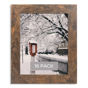 Golden State Art Wood Grain Wide Molding MDF Picture Frame 0.59 Inch Thickness, 20-Pack 5x7, 16-Pack 8x10 - 1 of 4