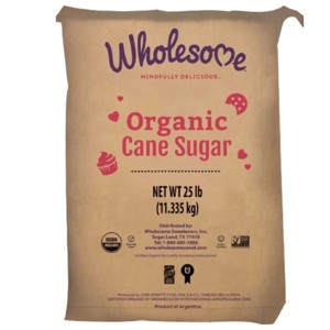 Wholesome Organic Cane Sugar - 25 lb - 1 of 3