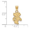Black Bow Jewelry 10k Yellow Gold Wisconsin Badgers NCAA Small Pendant - 2 of 3