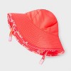 Baby Boys' Reversible Crab Swim Hat - Cat & Jack™ Orange - 3 of 4