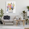 Stupell Industries Birds Perched Fun Floral Blossoms Canvas Art - 3 of 4