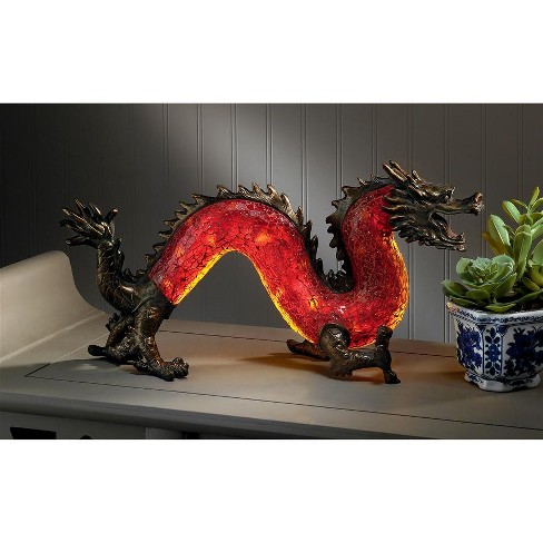 Design Toscano Dragon Dance of Light Illuminated Mosaic Glass Sculpture - image 1 of 4