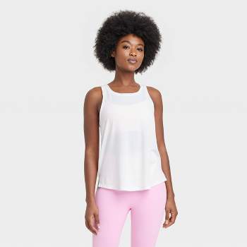 White : Workout Tops & Workout Shirts for Women : Target