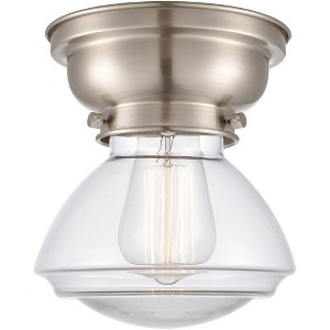 Olean-1 Light Flush Mount in Industrial Style-6.75 Inches Wide by 6.4 Inches High - 1 of 1