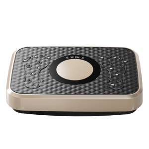 SEVOBAL Vibration Plate Fitness Platform Whole Body Lymphatic Drainage Fat Burning Shaking Workout Board for Home Gym Exercise, Gold, 20.5"*14.2"*4.5" - 1 of 4