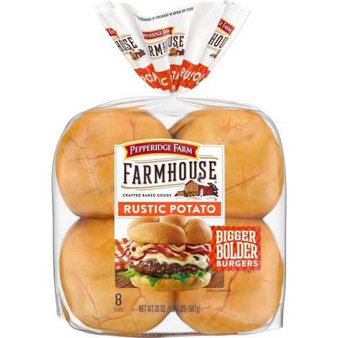 Pepperidge Farm Farmhouse Rustic Potato Hamburger Buns - 20oz/8ct - image 1 of 4