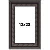 PosterPalooza | 3.5" Wide Ornate Black Picture Frame - UV Acrylic, Foam Board Backing, Hanging Hardware - 2 of 4