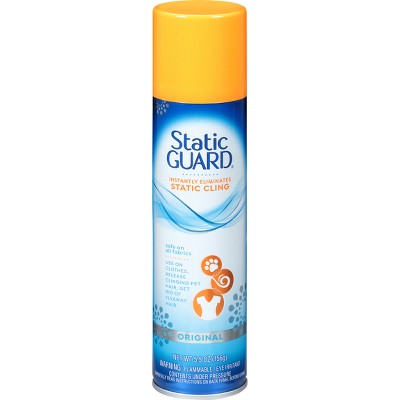 Static Guard Spray Fresh Scent Ingredients and Reviews