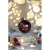 Gulches D3.9" Glass Christmas Ball Ornaments Set of 6, Holiday Party Tree Decor - 3 of 4