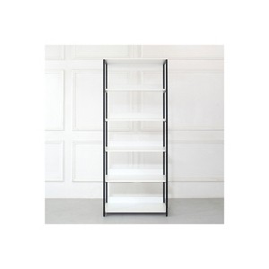 HomeStock Fiona Wood and Metal Walk-in Closet with Five Shelves - 1 of 4