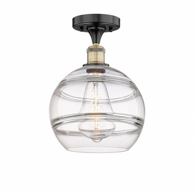 Rochester - 1 Light Semi-Flush Mount In Industrial Style-11.75 Inches Tall and 10 Inches Wide