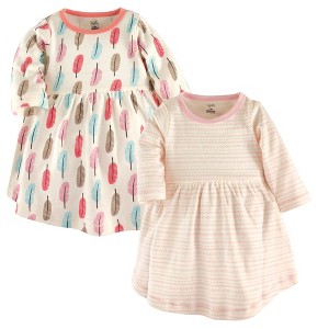 Luvable Friends Touched by Nature Long-Sleeve Dresses 2pk Set - 1 of 1