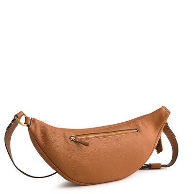 Vera Bradley Women's Leather Tifton Circular Sling Bag Roasted Pecan — фото 2