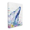Stupell Industries Splashing Whale Bubbles Marine Canvas Wall Art - 3 of 4