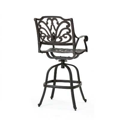 NicBex Bar Stools for Kitchen Island,Modern Counter Bar Stools with Metal Frame,Bar Chairs for Dining Rooms,Kitchens Islands,Brown