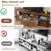 3-inch TV stand, entertainment centre for up to 65-inch TVs, open shelf storage, media console - 4 of 4