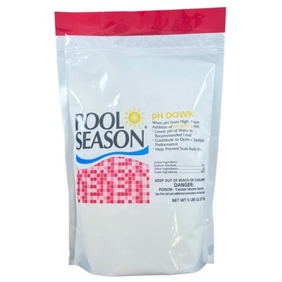 Pool Season Ph Down Bottle ( 2.5 / 5 LBS )