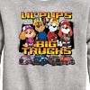 Boys' - Paw Patrol - Lil Pups Big Trucks Graphic Long Sleeve Fleece Sweatshirt - 2 of 4