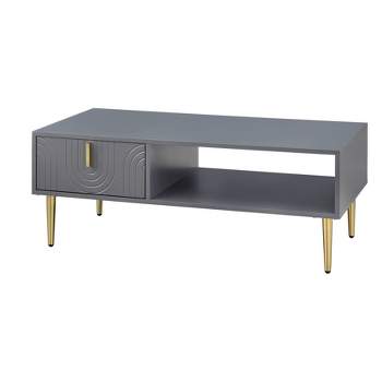 Tabaria Contemporary Coffee Table with Drawer - Lifestorey