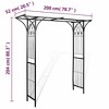 vidaXL Garden Arch 78.7"x20.5"x80.3" - 4 of 4