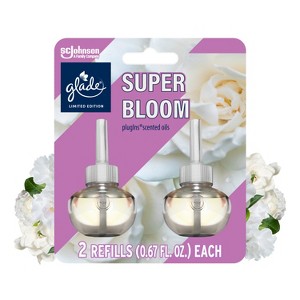 Glade PlugIns Scented Oil Air Freshener Refills - Super Bloom - 1.34 fl oz/2ct - 1 of 4