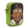 Disney Bag, Cross Body, Encanto Bruno Character Face Close Up with GITD Eyes, Green, Vegan Leather - 2 of 4