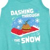 - SpongeBob SquarePants - Dashing Through The Snow Graphic Sleeveless Aline Dress - 2 of 4